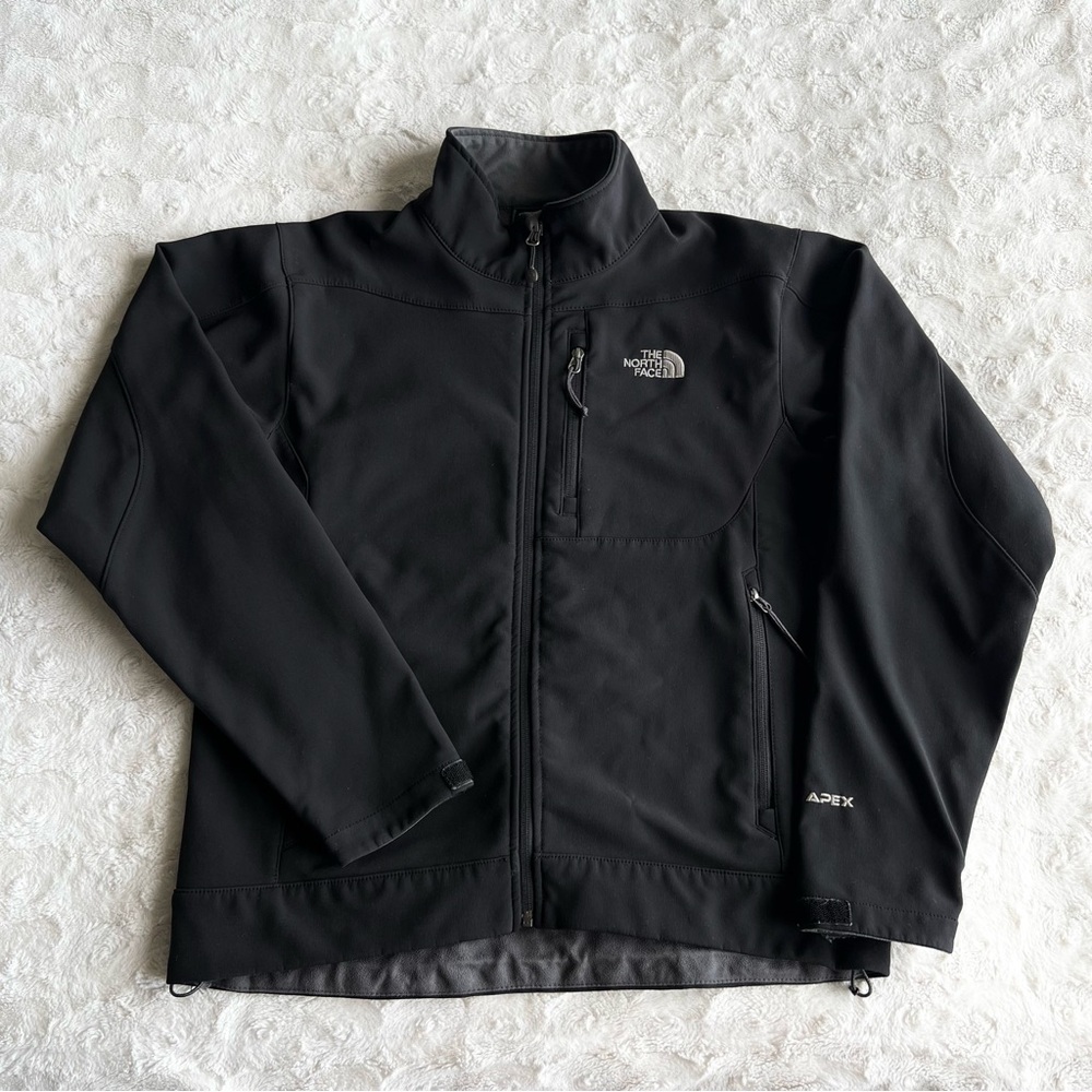 The North Face Jacket Coat Mens Medium Black Apex Bionic Softshell Gorpcore Zip